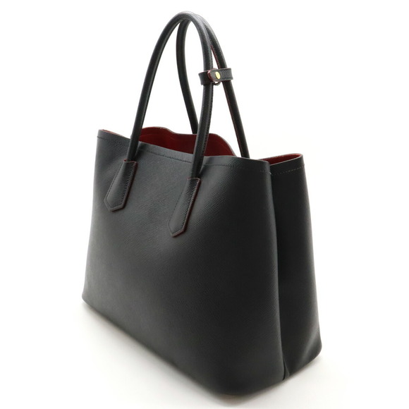 Prada Nero Large Saffiano Doubre Black Bag Tote Leather - Picture 1 of 9